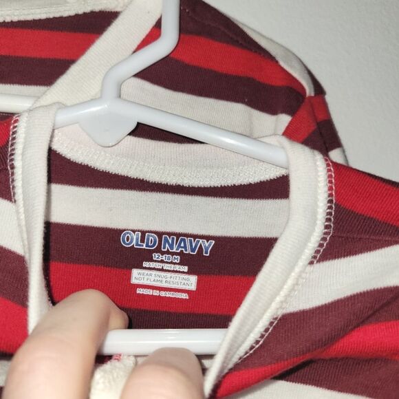 Old Navy Striped Mom Baby Maternity Matching Outfits XL 12-18 Months - Picture 14 of 15